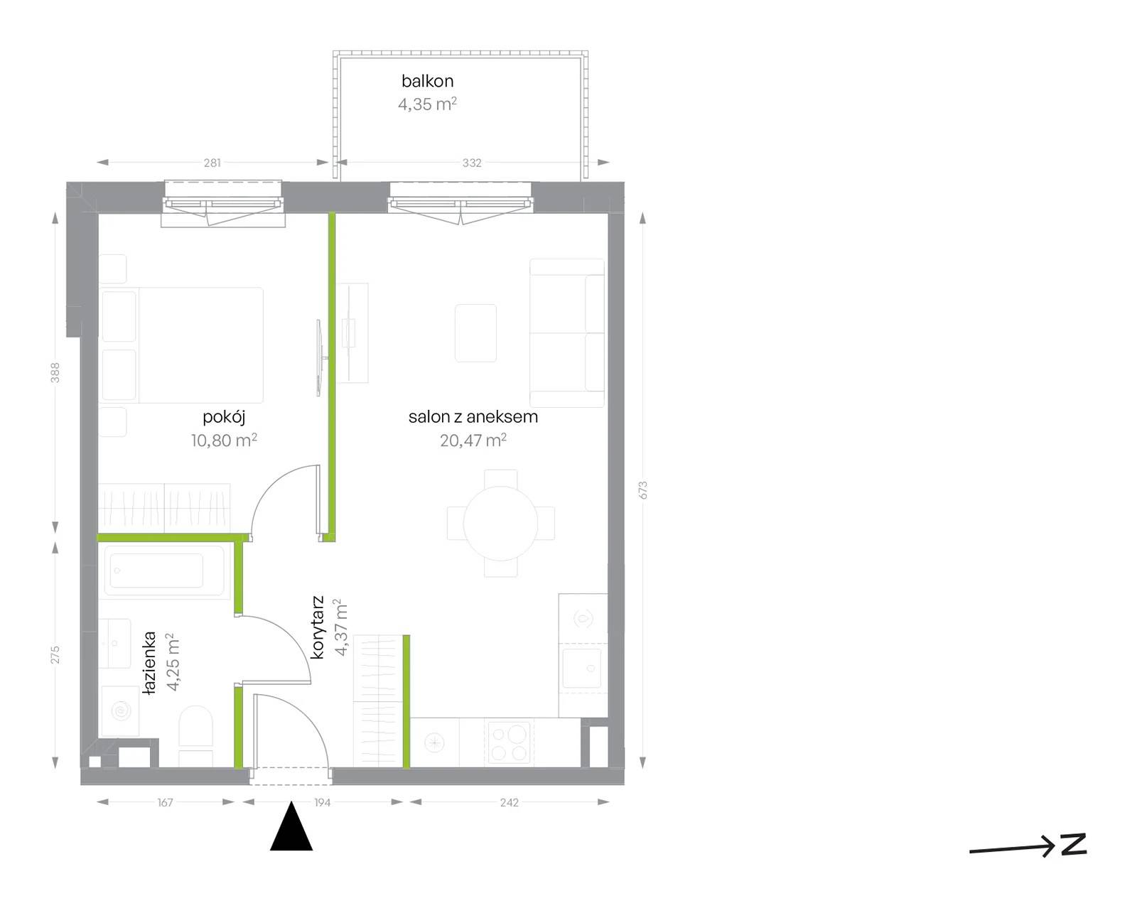 Sochaczewska Vita – inwestycja Develia - lokal A/1/28, budynek Etap I