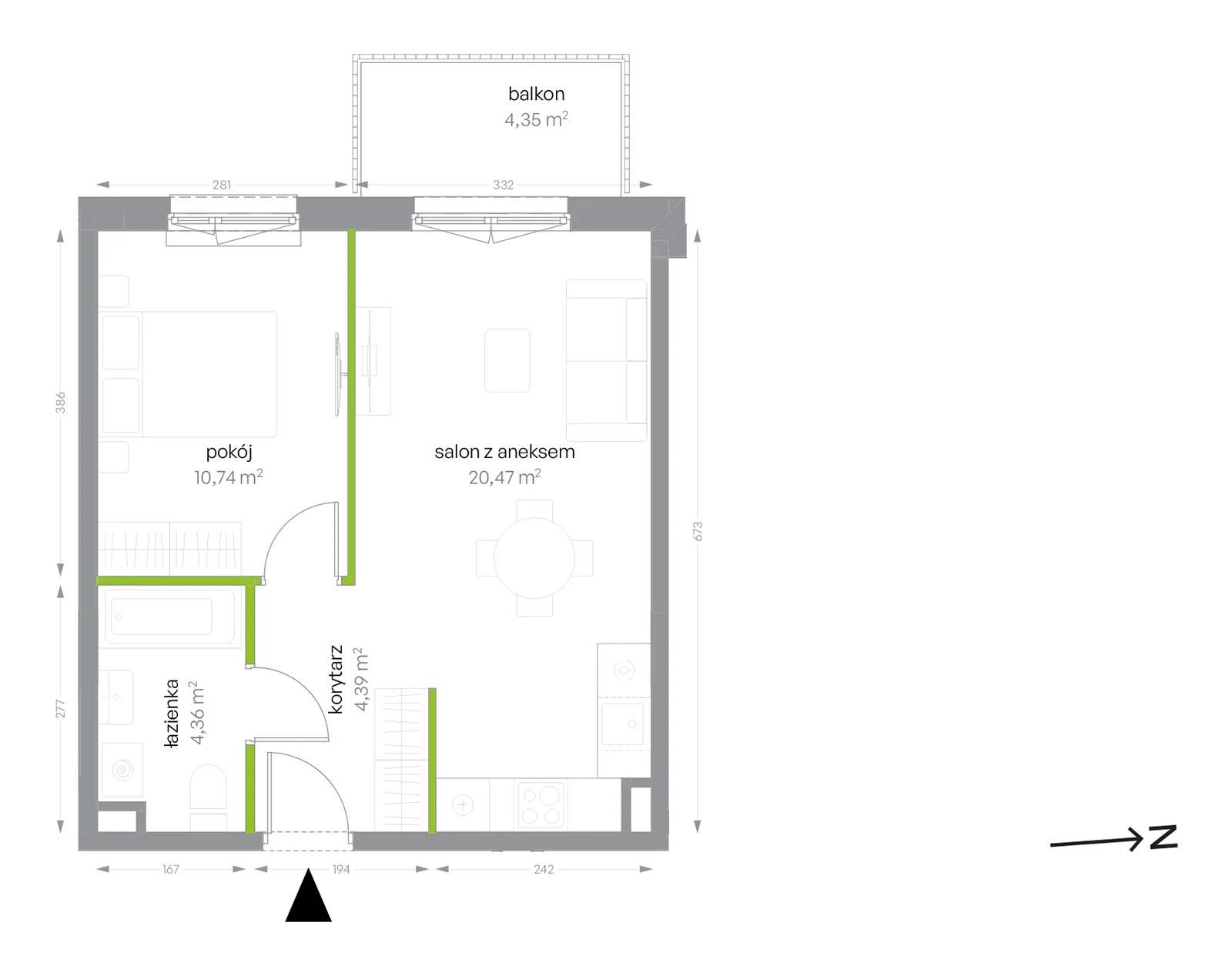 Sochaczewska Vita – inwestycja Develia - lokal A/1/29, budynek Etap I