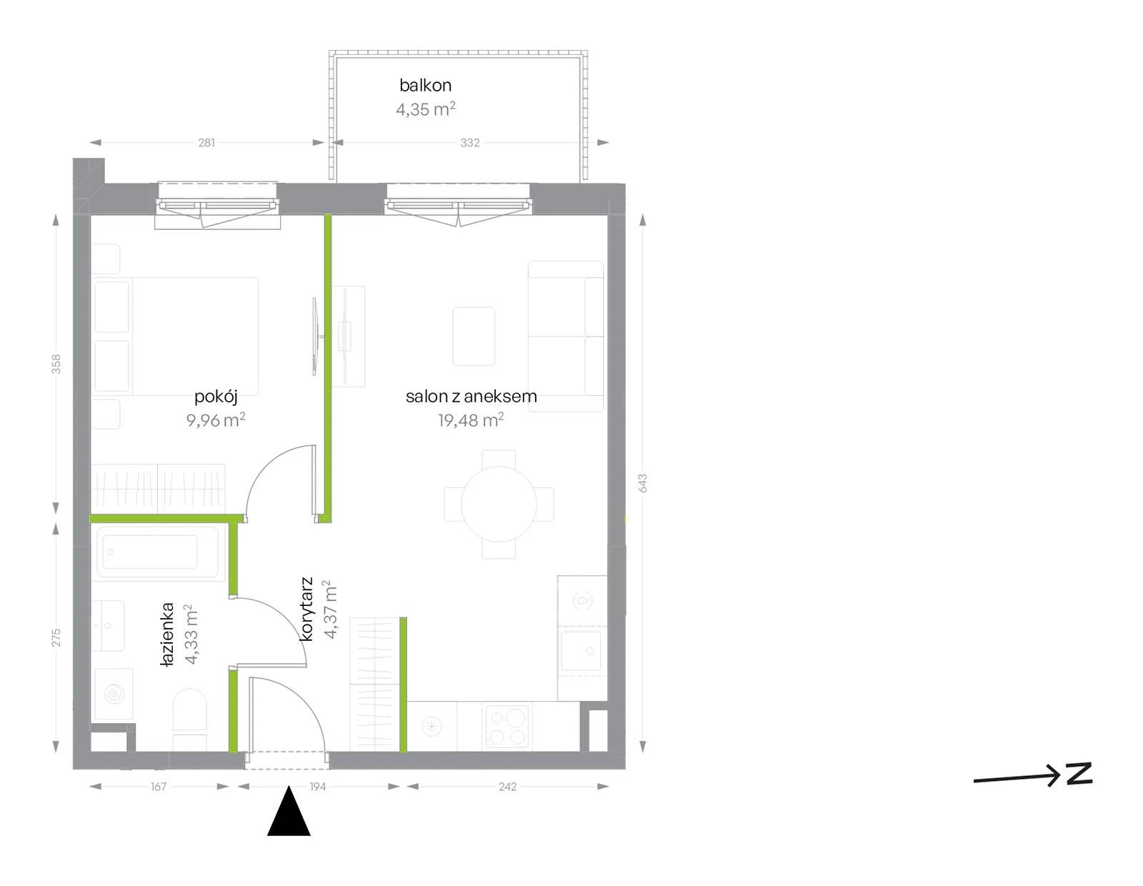 Sochaczewska Vita – inwestycja Develia - lokal A/1/30, budynek Etap I