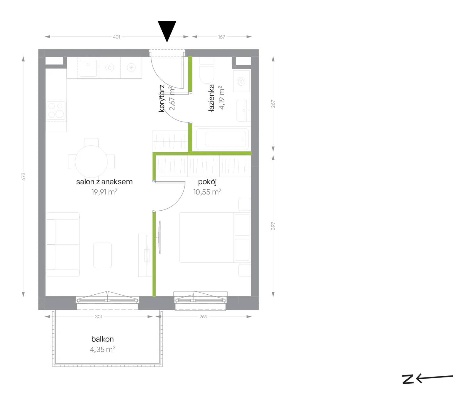 Sochaczewska Vita – inwestycja Develia - lokal C/1/17, budynek Etap I