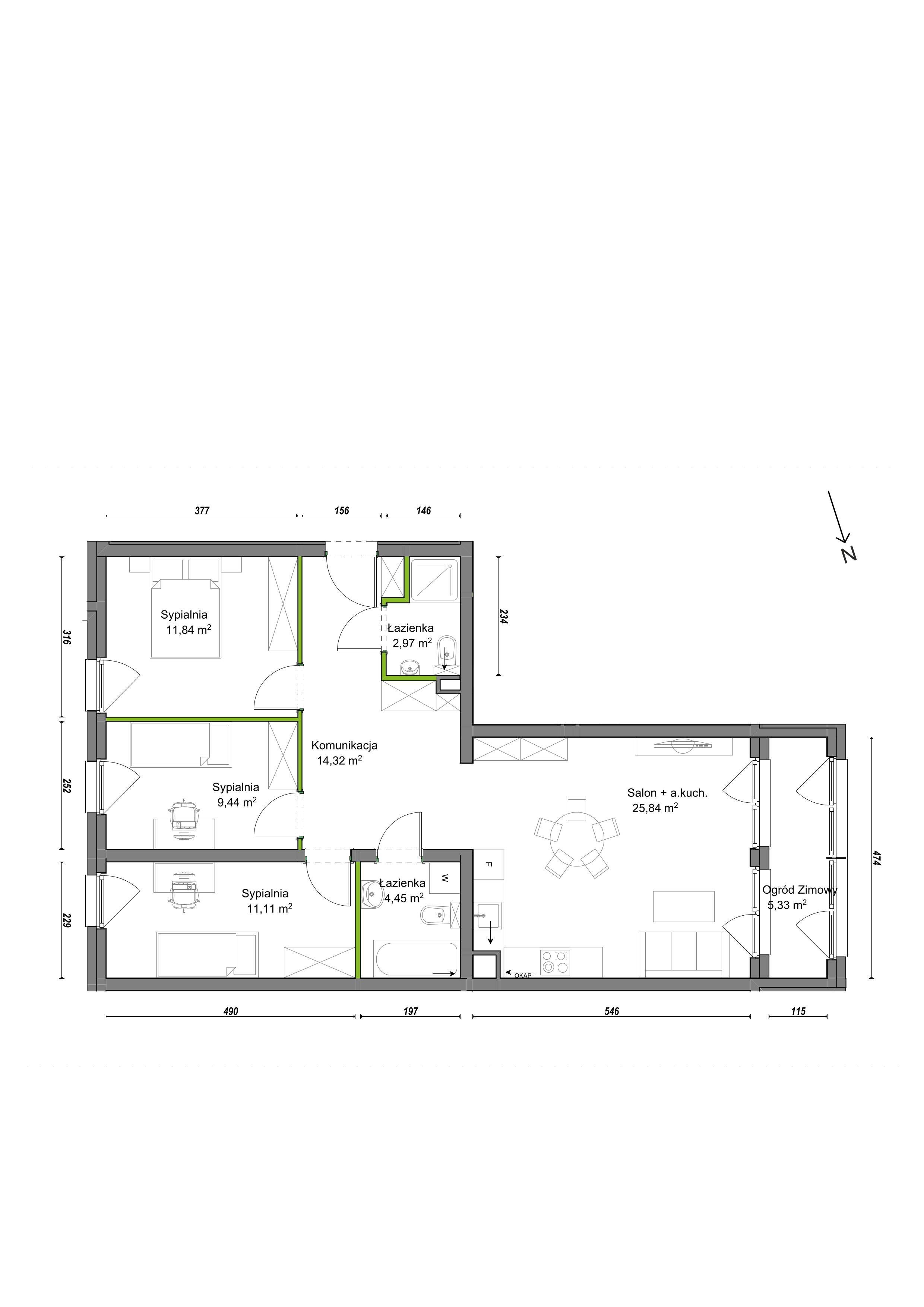 Orawska Vita – inwestycja Develia - lokal F1/B/15, budynek Etap III