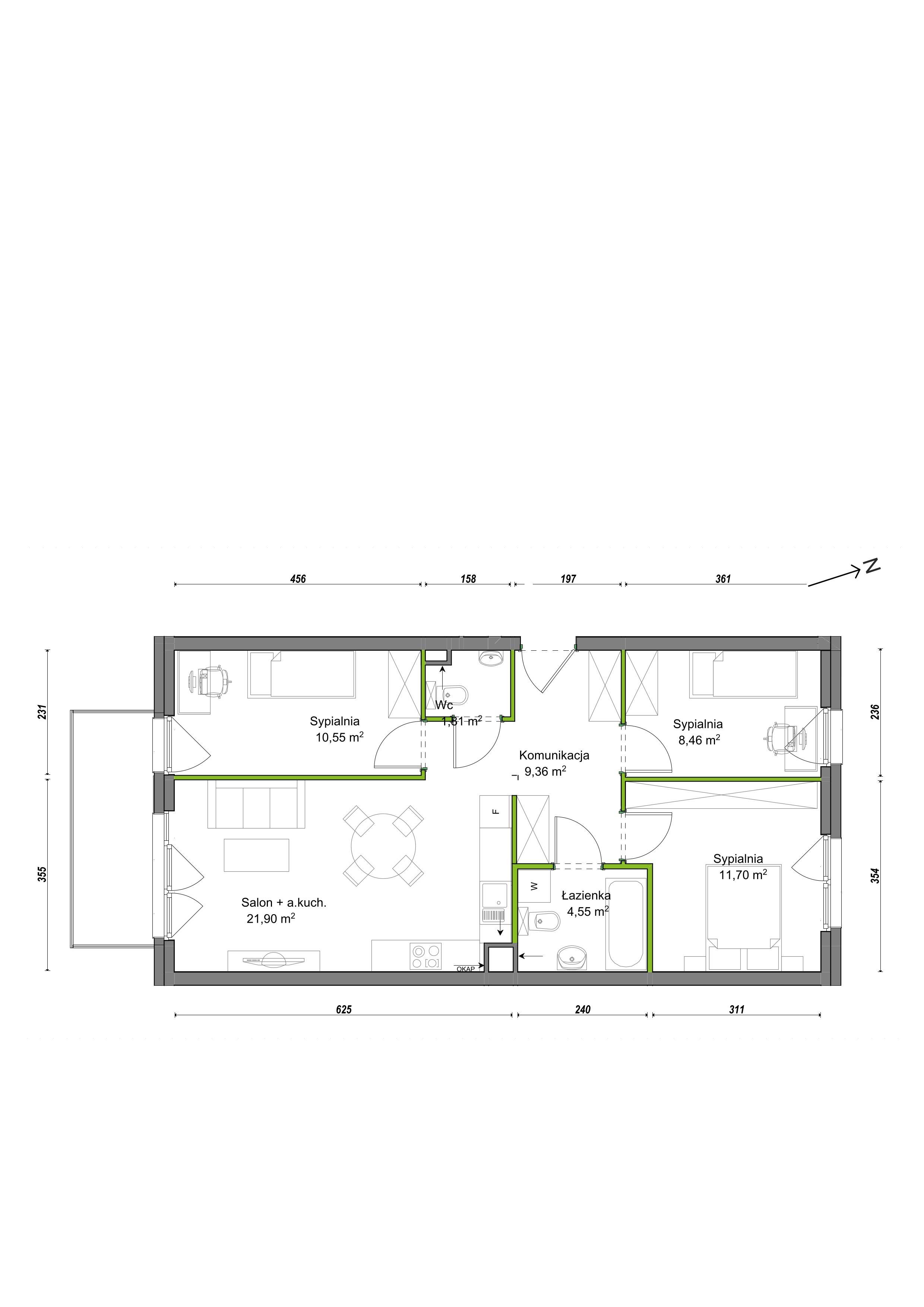 Orawska Vita – inwestycja Develia - lokal E2/E/05, budynek Etap III
