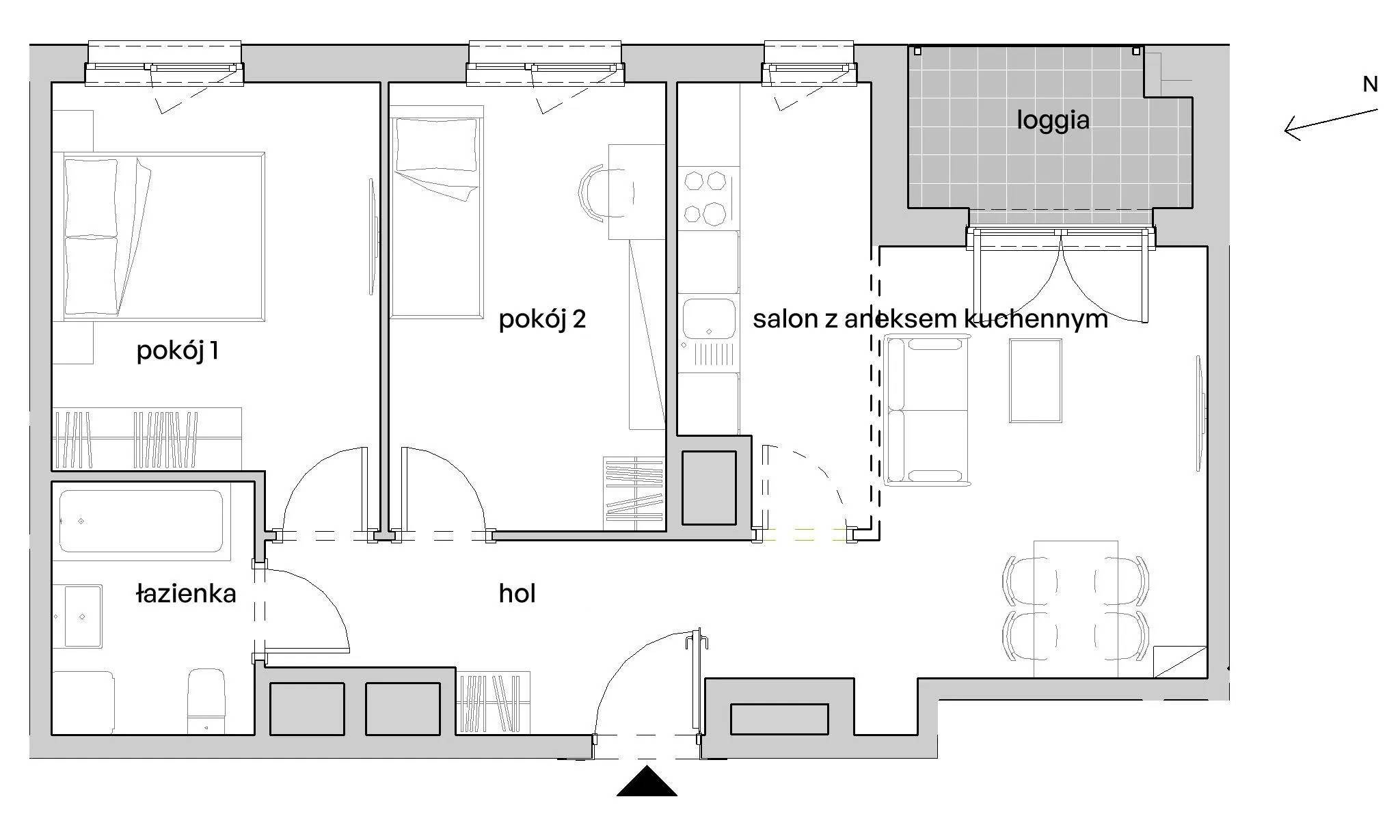 Unii Lubelskiej Vita - lokal A.11.132, budynek Etap I