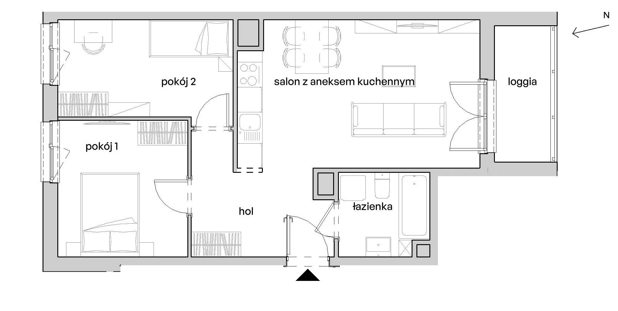Unii Lubelskiej Vita - lokal D.07.246, budynek Etap I