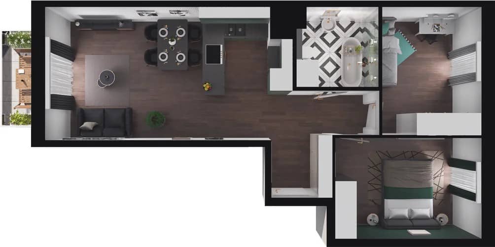 Nowa Praga – inwestycja ASBUD - lokal B10.070