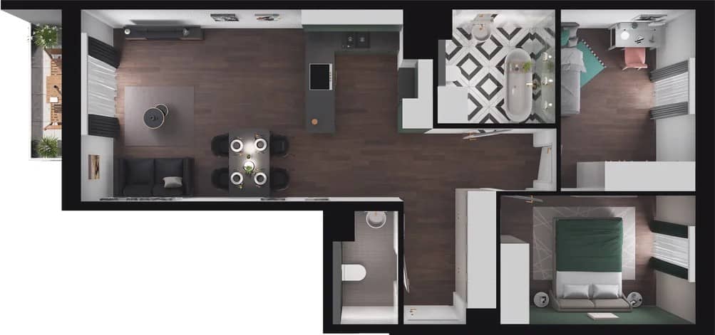 Nowa Praga – inwestycja ASBUD - lokal B10.095