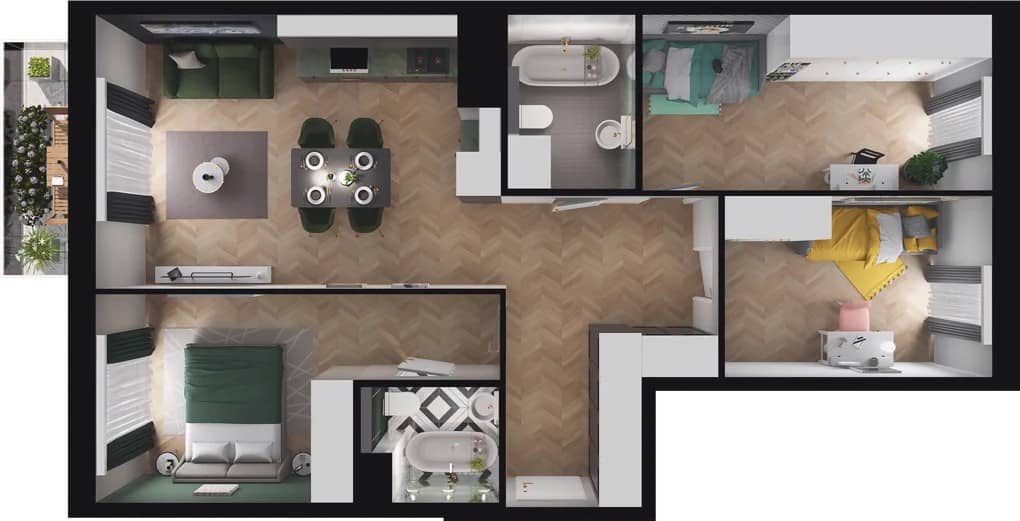 Nowa Praga – inwestycja ASBUD - lokal B9.132