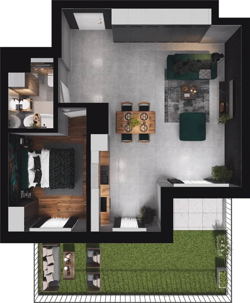 Towarowa Square – inwestycja ASBUD - lokal D.044