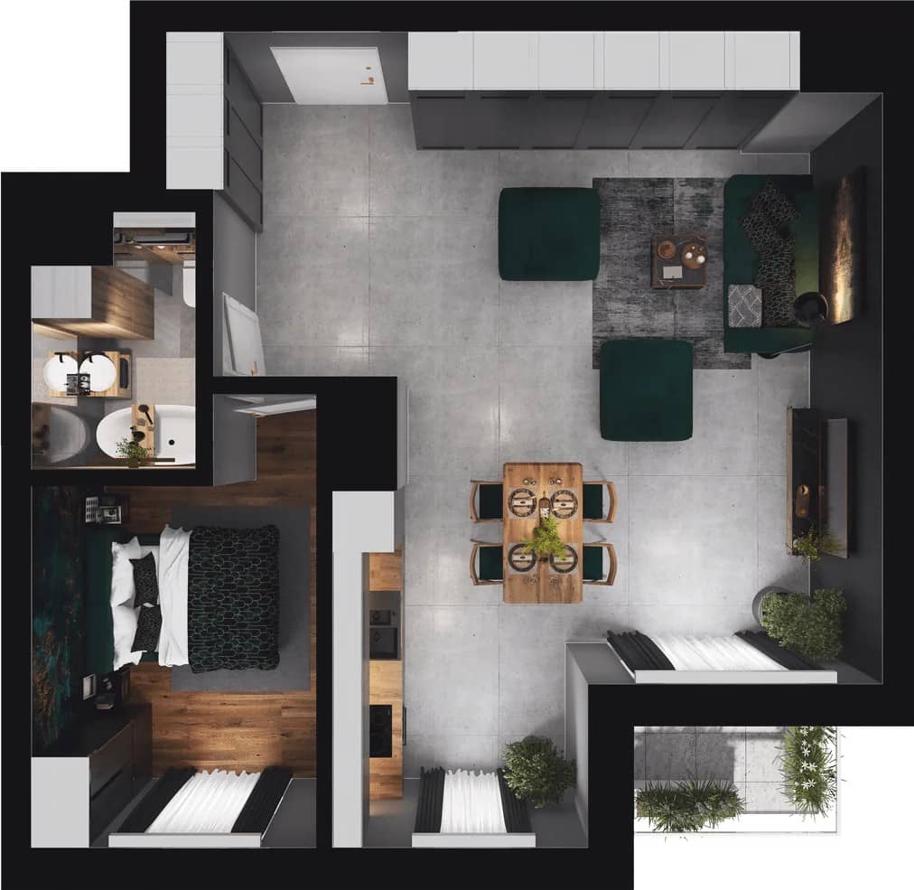 Towarowa Square – inwestycja ASBUD - lokal D.066
