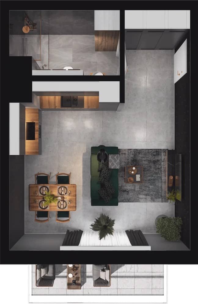 Towarowa Square – inwestycja ASBUD - lokal E.029