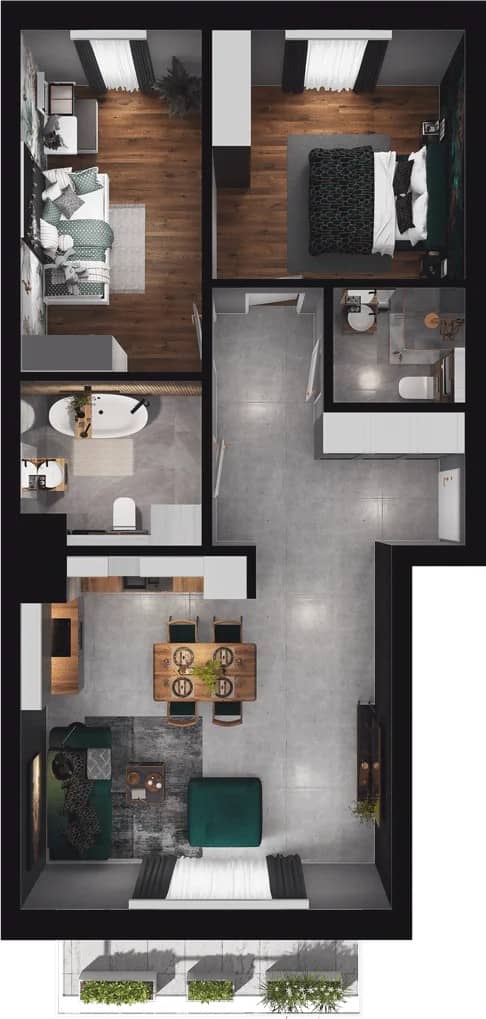 Towarowa Square – inwestycja ASBUD - lokal E.032