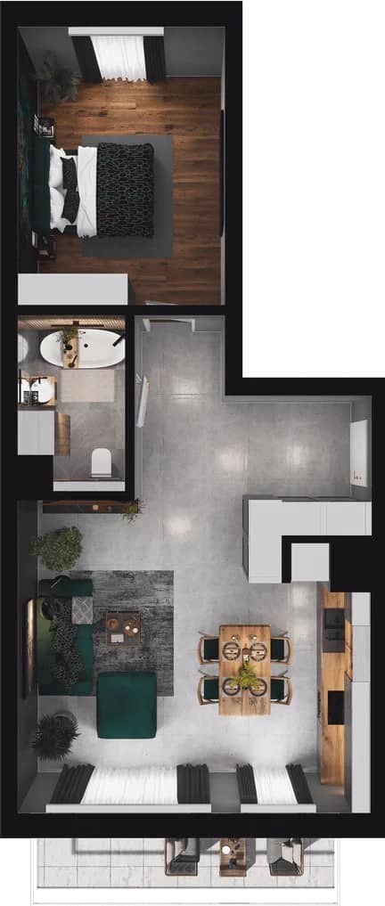 Towarowa Square – inwestycja ASBUD - lokal E.049