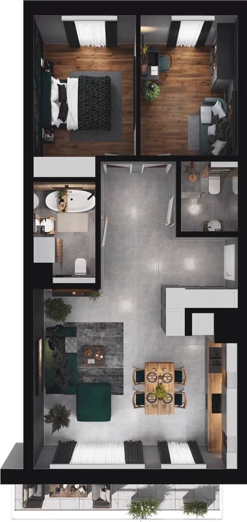 Towarowa Square – inwestycja ASBUD - lokal E.053