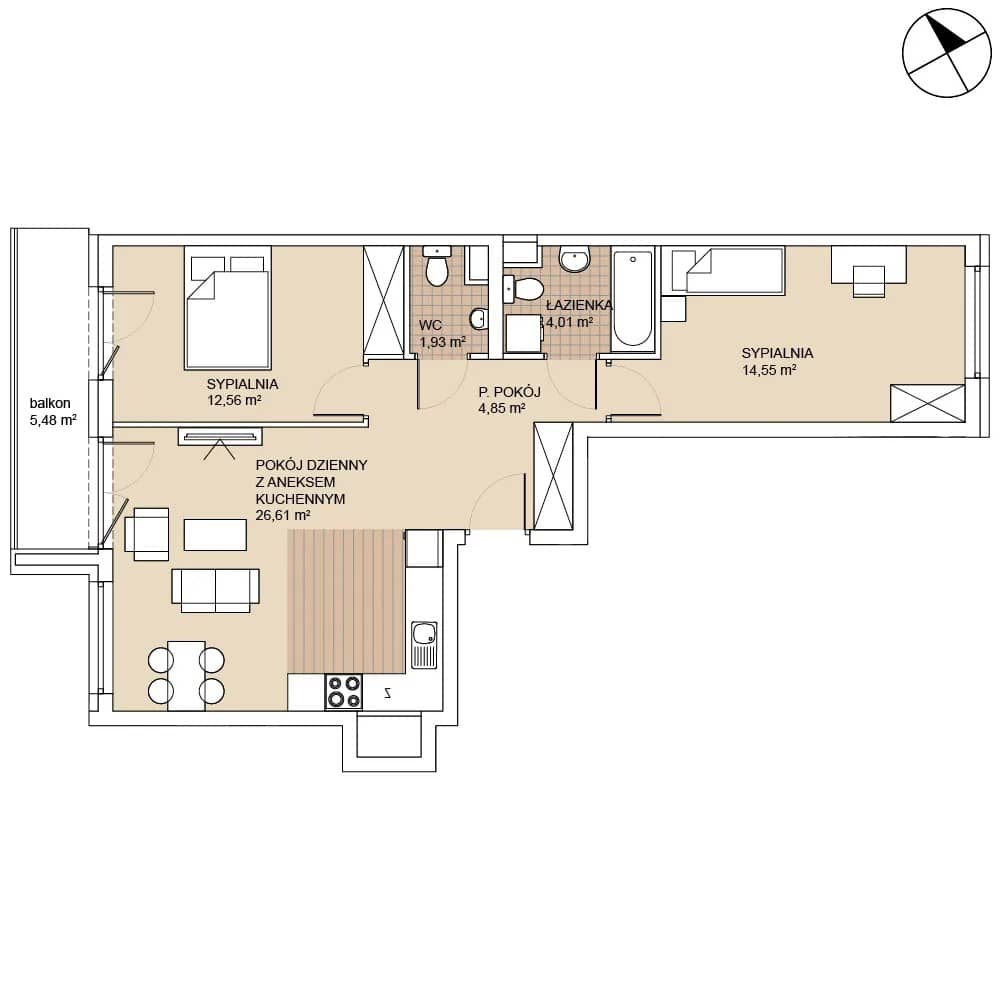 Lokum la Vida – inwestycja Lokum Deweloper - lokal 9-4-29, budynek 9