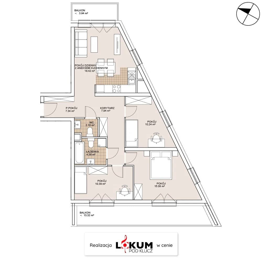 Lokum Porto – inwestycja Lokum Deweloper - lokal K1-2-20, budynek K1
