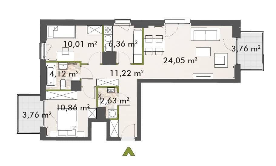 XYZ Place – inwestycja Matexi - lokal F1.D.05.04, budynek 30