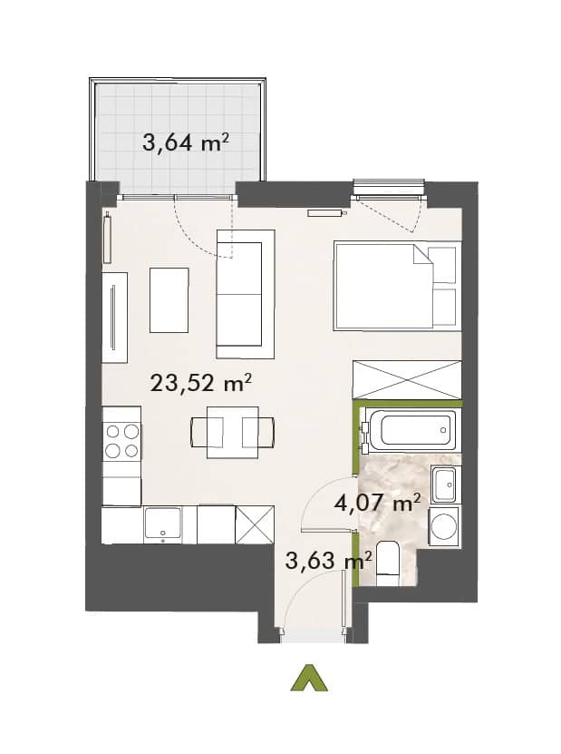 XYZ Place – inwestycja Matexi - lokal F1.C.03.04, budynek 30