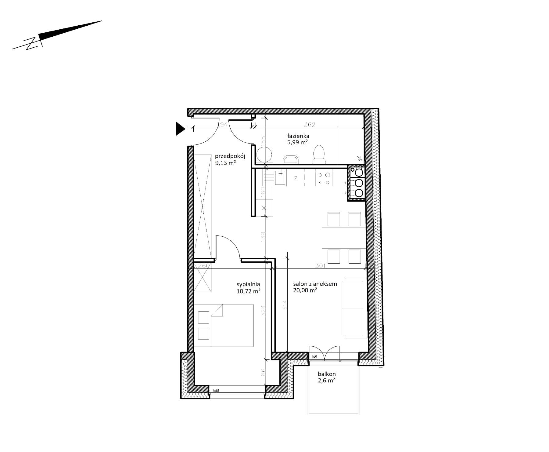 Apartamenty Sarnowskiego - lokal 47, budynek 1
