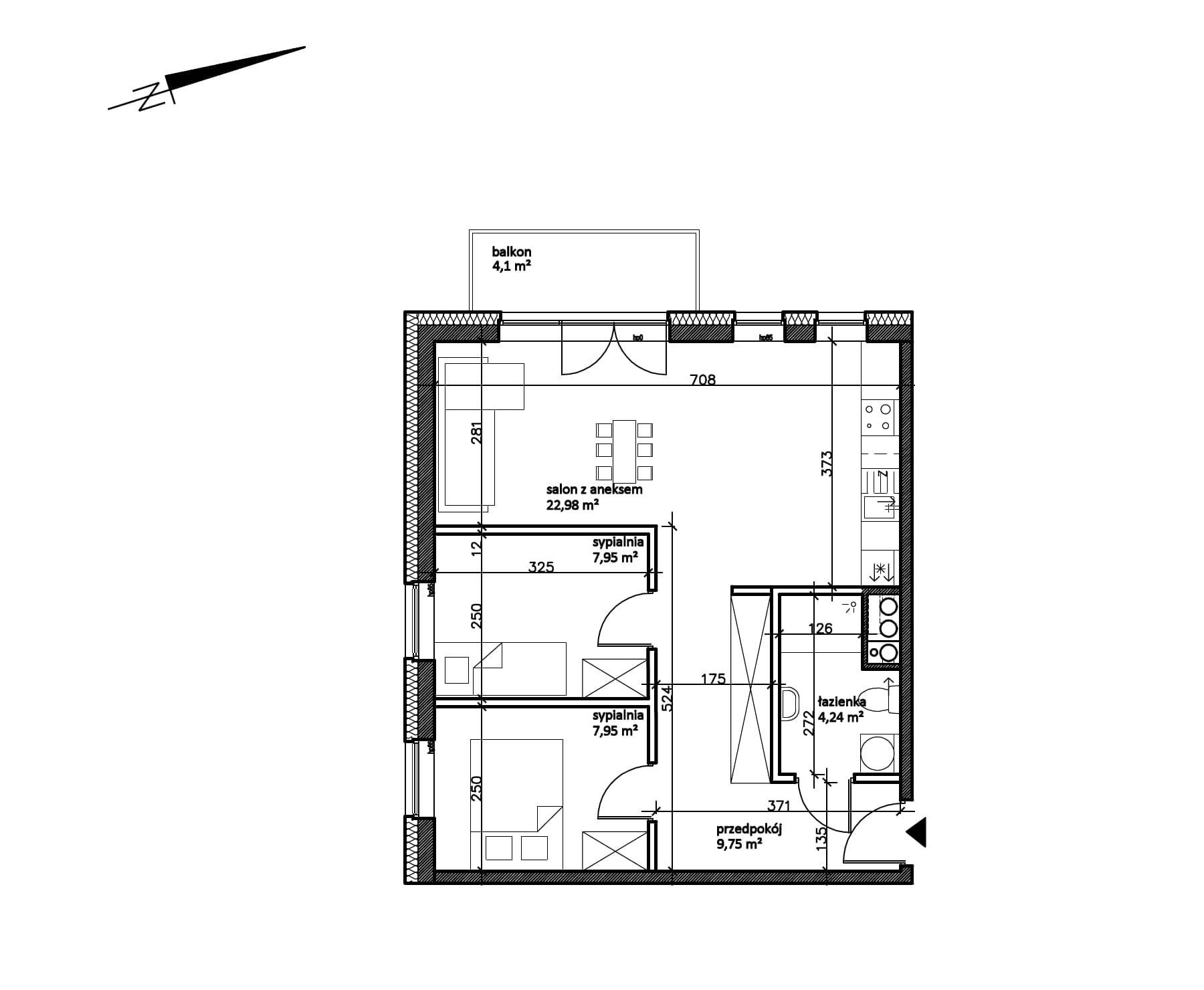 Apartamenty Sarnowskiego - lokal 53, budynek 1