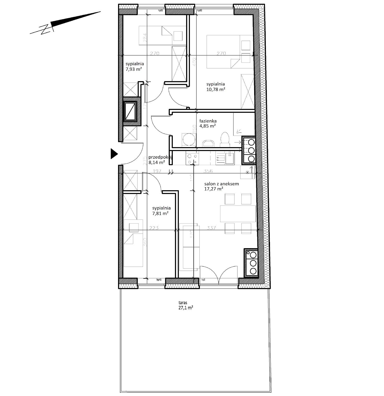 Apartamenty Sarnowskiego - lokal 56, budynek 1