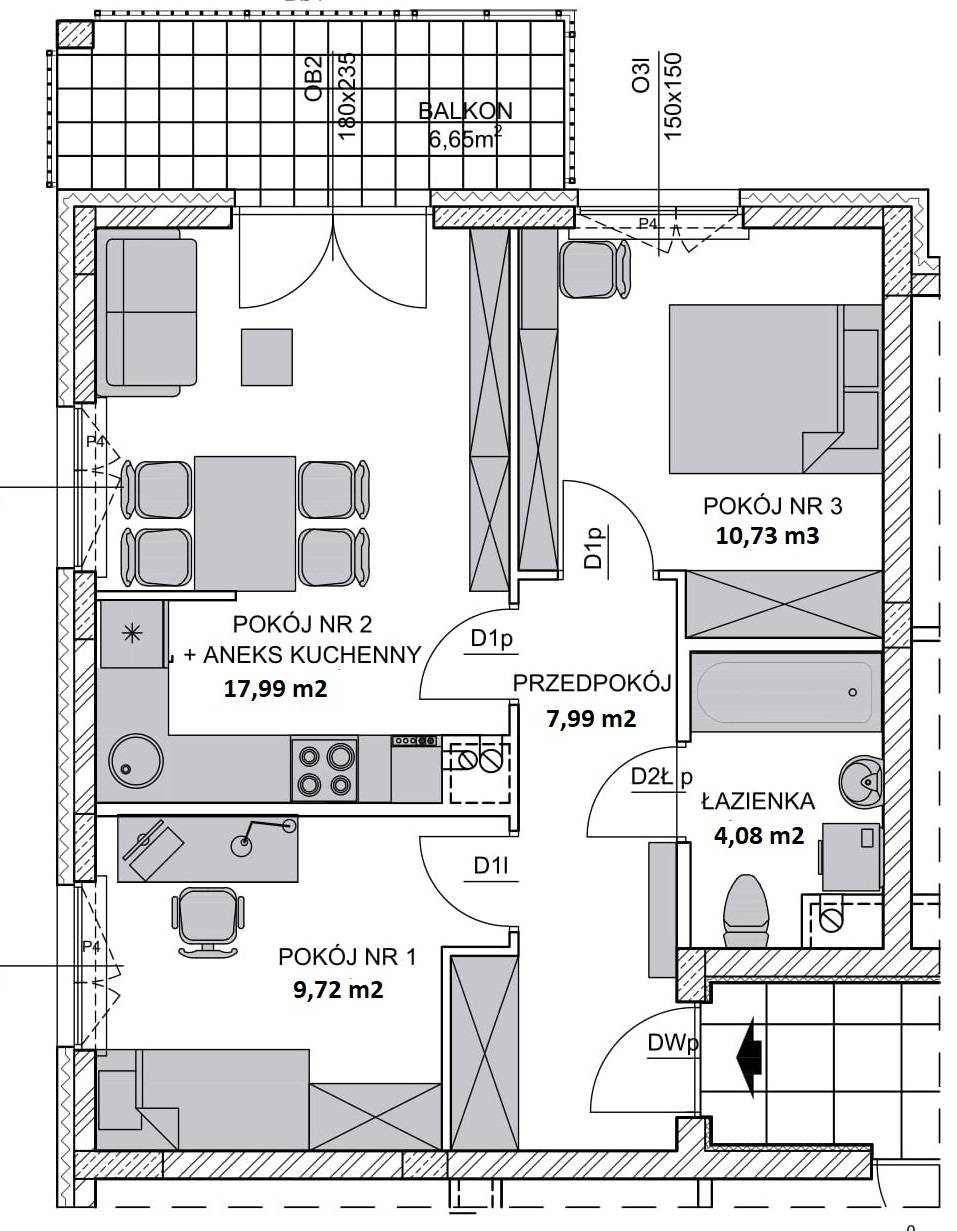 Słoneczne Piaski B3 – inwestycja MAK DOM Holding - lokal 7, budynek B3