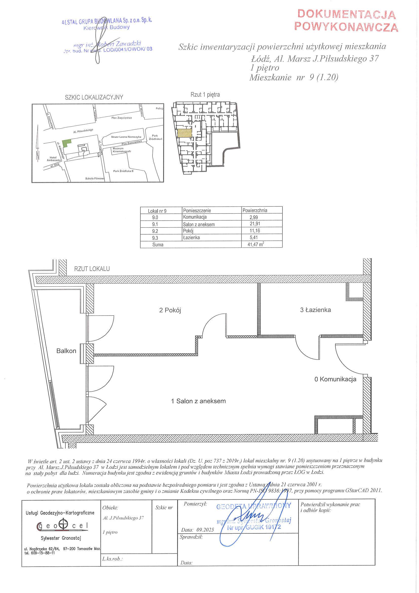 Diasfera III etap – inwestycja Duda Development - lokal 1.20