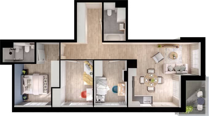 Home Factory IV i V – inwestycja Mostostal S.A. - lokal A.2.15., budynek 3
