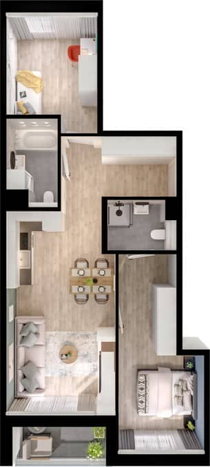 Home Factory IV i V – inwestycja Mostostal S.A. - lokal A.6.31., budynek 3