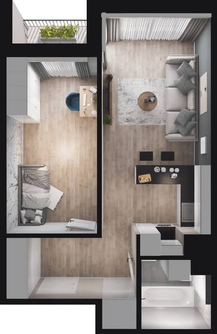 Home Factory IV i V – inwestycja Mostostal S.A. - lokal M7.07, budynek 1