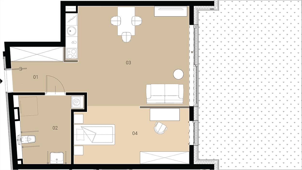 Apartamenty Orkana – inwestycja APM Development - lokal M02