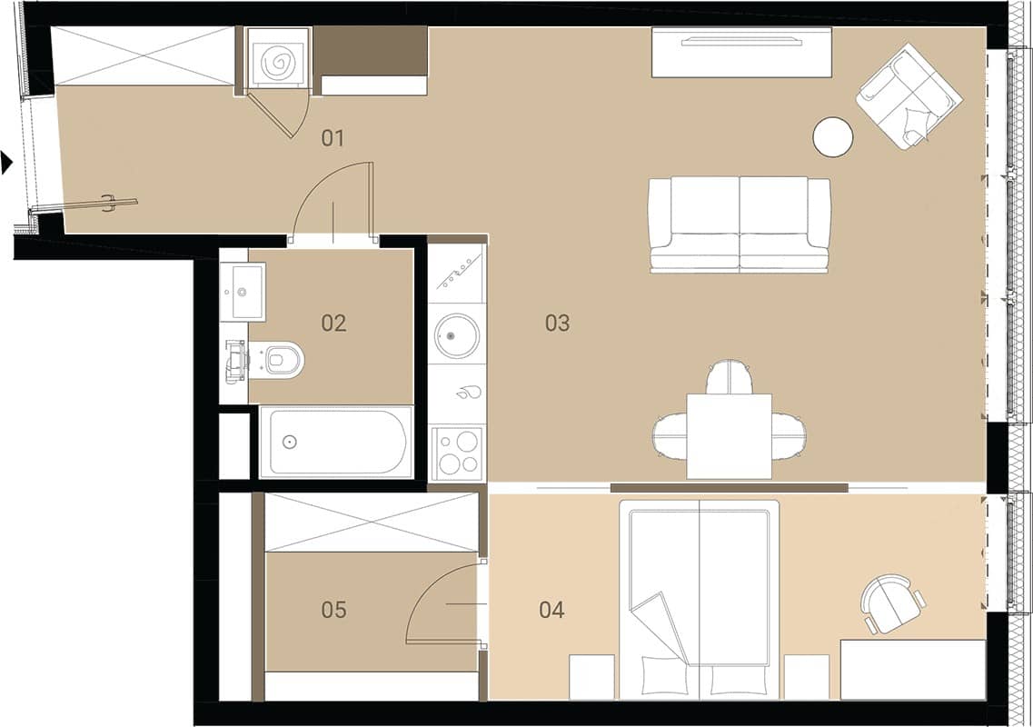 Apartamenty Orkana – inwestycja APM Development - lokal M10