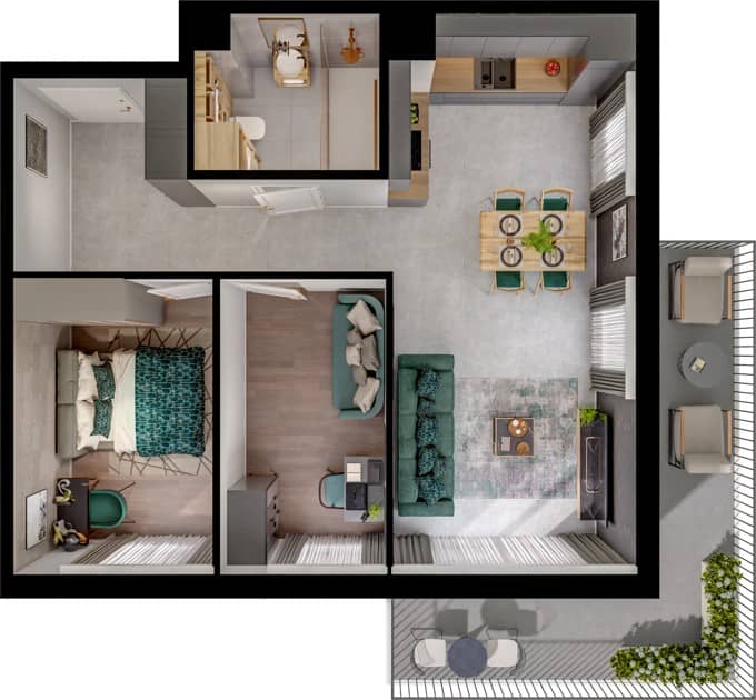 Osiedle Pastelowe Gdańsk, ul. Pastelowa - lokal 14-29, budynek 14