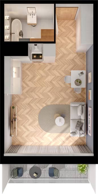 Panoramiqa 2 – inwestycja BPI Real Estate Poland - lokal G-5-3, budynek 2A