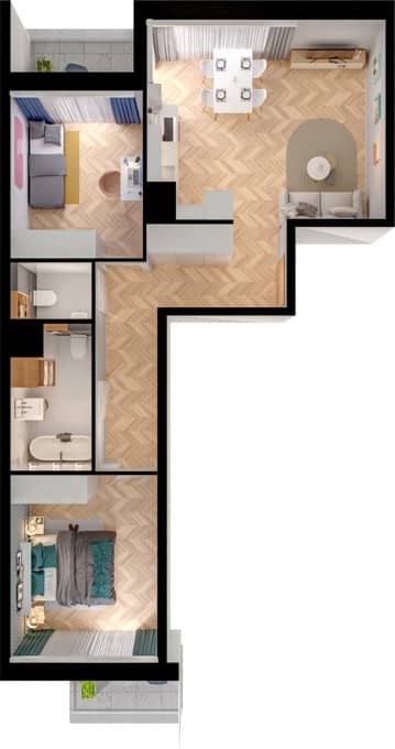 Panoramiqa 2 – inwestycja BPI Real Estate Poland - lokal G-6-1, budynek 2A