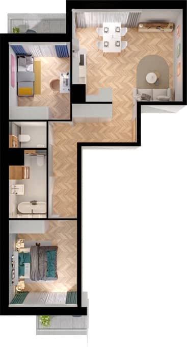Panoramiqa 2 – inwestycja BPI Real Estate Poland - lokal G-9-1, budynek 2A