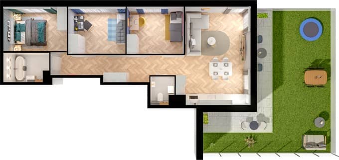 Panoramiqa 2 – inwestycja BPI Real Estate Poland - lokal G-1-6, budynek 2A