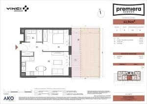 Premiera Bemowo – inwestycja VINCI Immobilier - lokal C/C.3