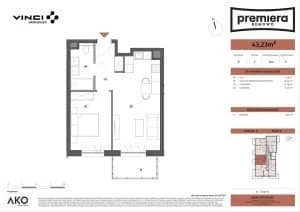 Premiera Bemowo – inwestycja VINCI Immobilier - lokal D/D.12