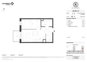 Smardzewska 8 – inwestycja VINCI Immobilier - lokal A/A/4/3.6