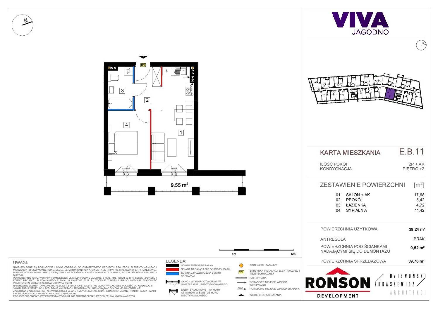 Viva Jagodno – inwestycja Ronson - lokal EB_11, budynek E