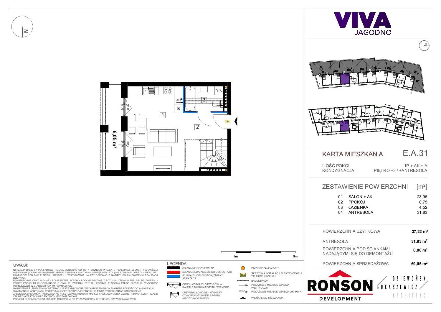 Viva Jagodno – inwestycja Ronson - lokal EA_31, budynek E