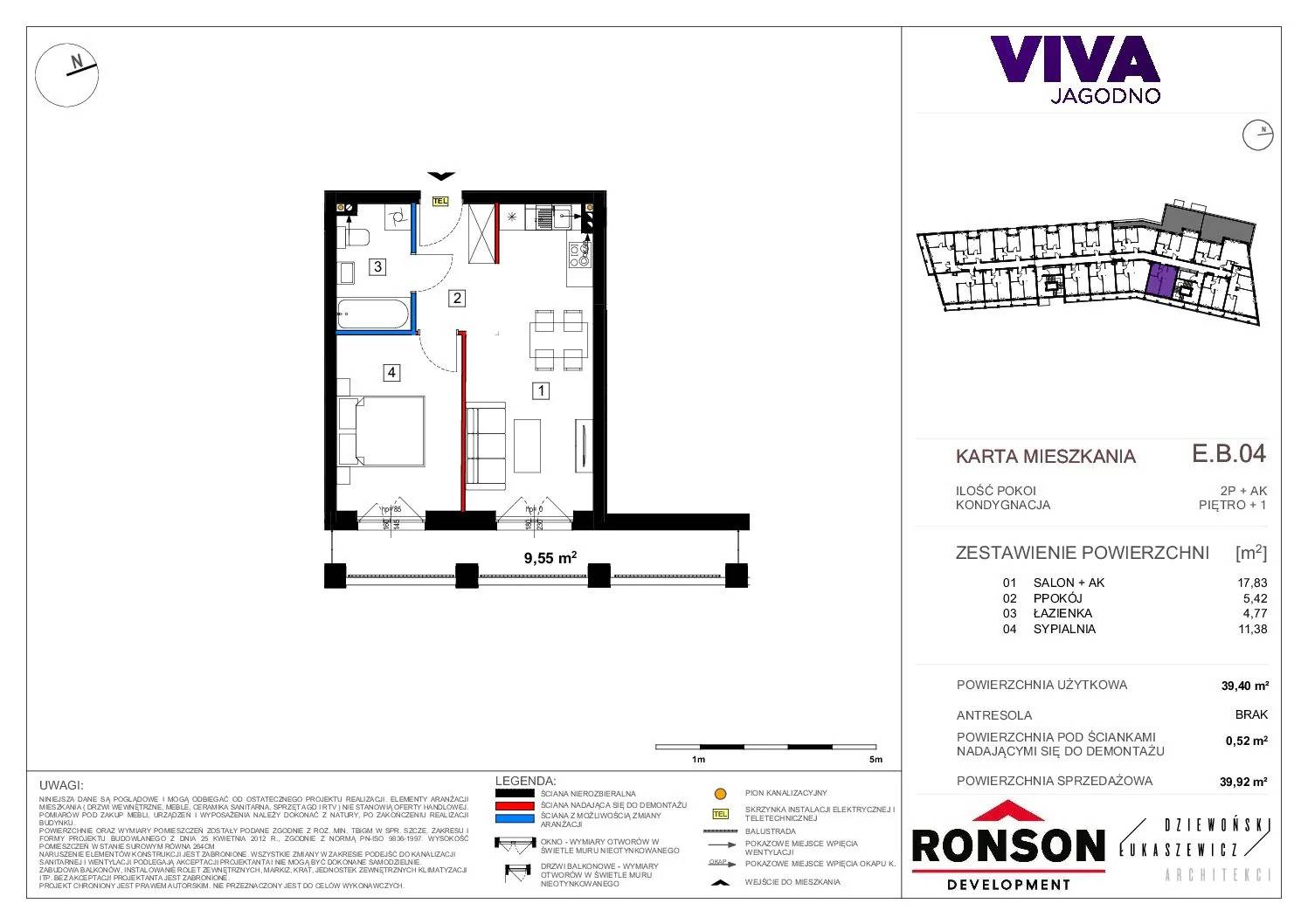 Viva Jagodno – inwestycja Ronson - lokal EB_04, budynek E