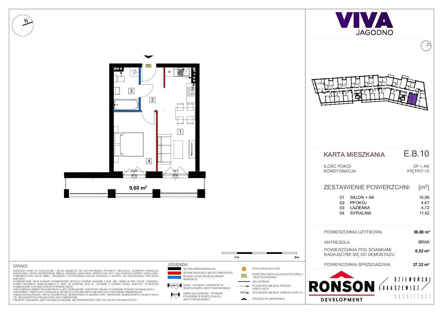 Viva Jagodno – inwestycja Ronson - lokal EB_10, budynek E