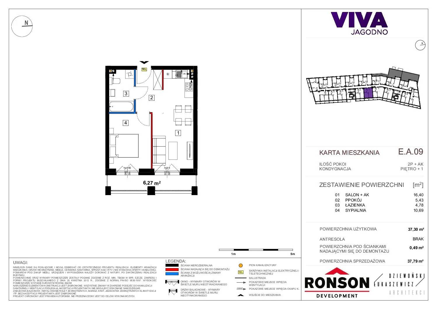 Viva Jagodno – inwestycja Ronson - lokal EA_09, budynek E