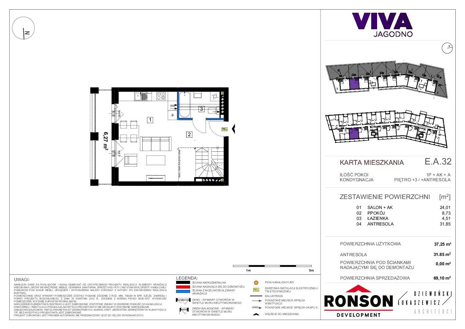 Viva Jagodno – inwestycja Ronson - lokal EA_32, budynek E