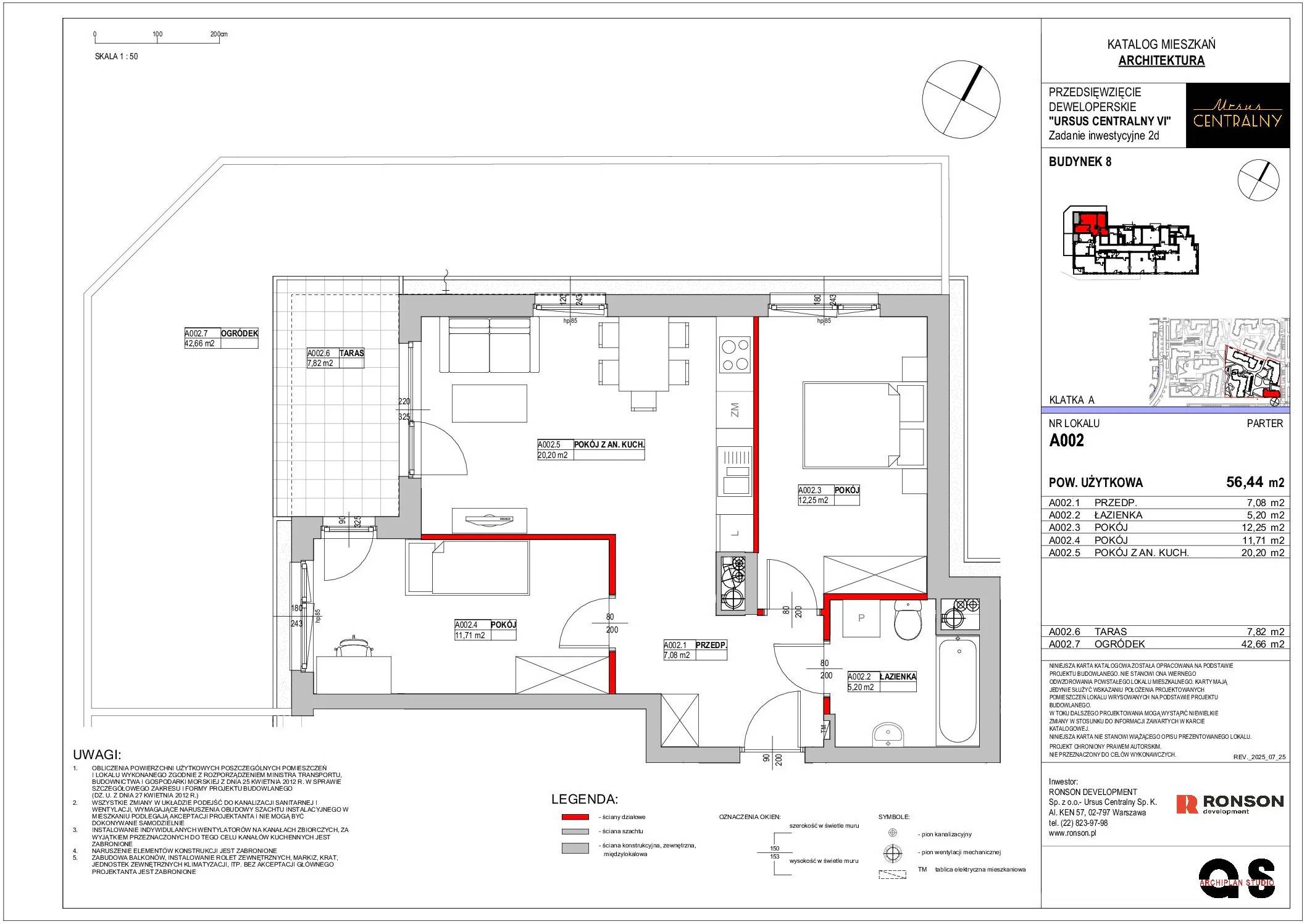 Ursus Centralny – inwestycja Ronson - lokal A002, budynek 8