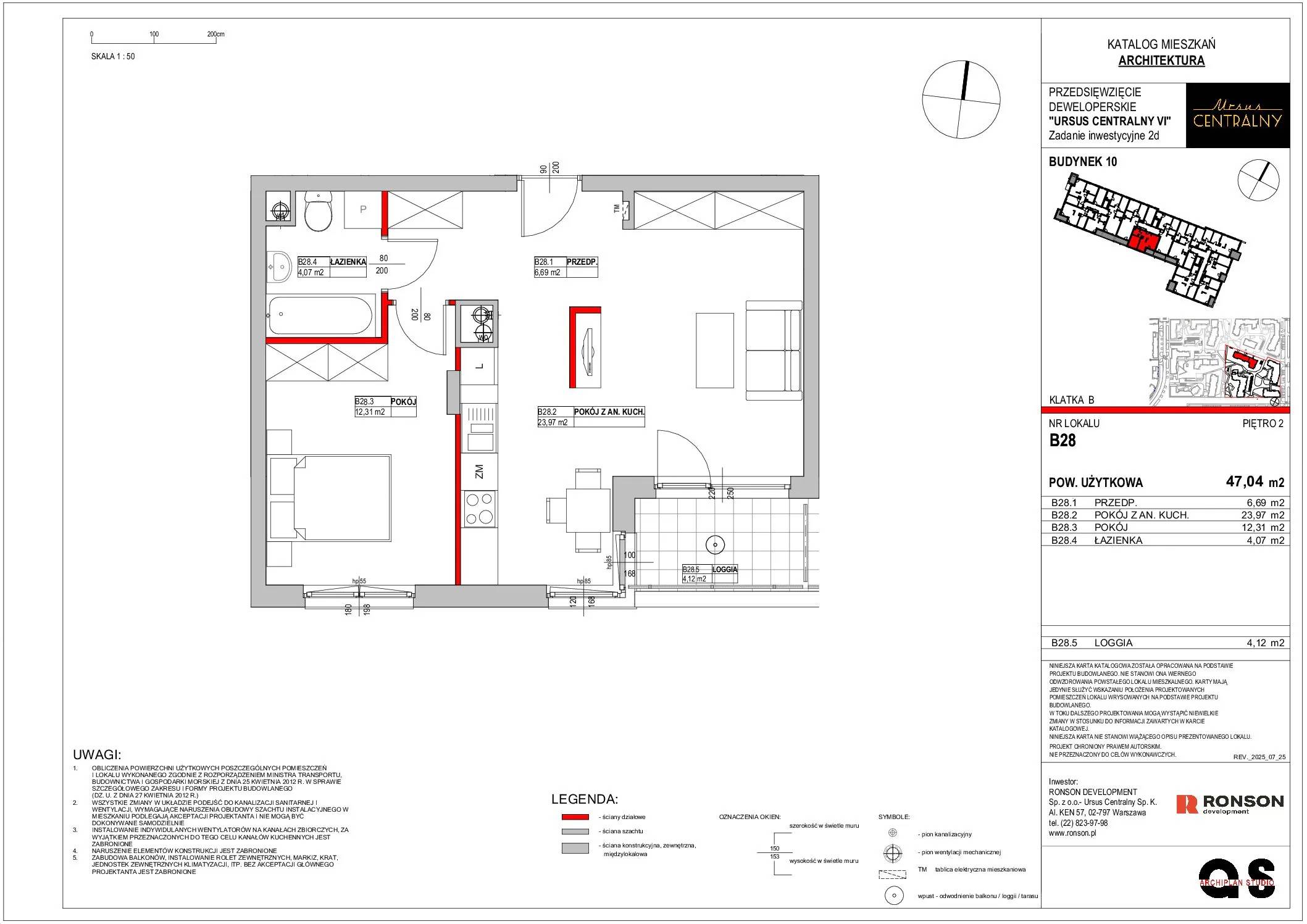Ursus Centralny – inwestycja Ronson - lokal B28, budynek 10