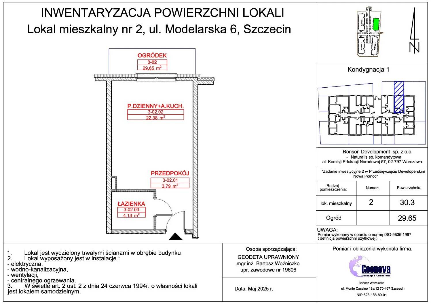 Nowa Północ – inwestycja Ronson - lokal 3A_02, budynek 3