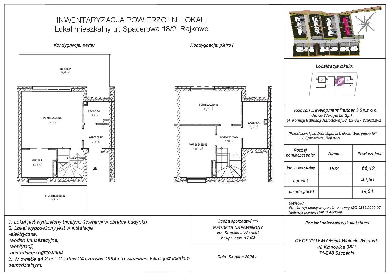 Nowe Warzymice – inwestycja Ronson - lokal 30_02A, budynek 30