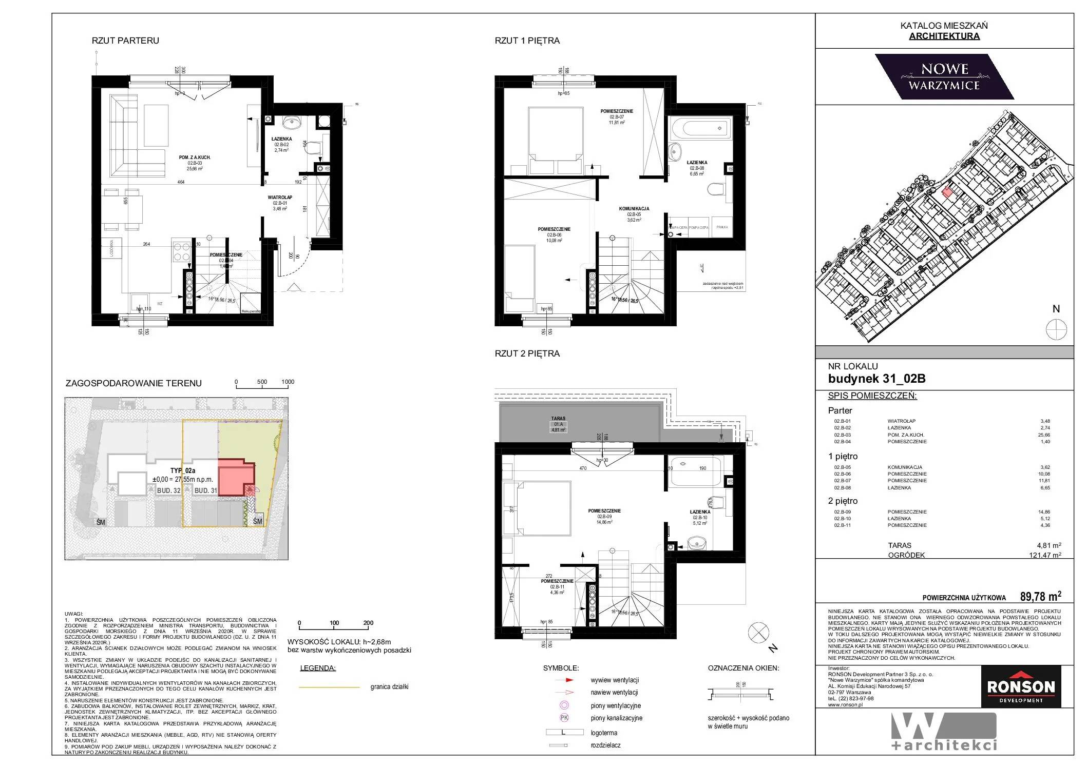 Nowe Warzymice – inwestycja Ronson - lokal 31_02B, budynek 31